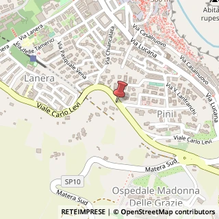 Mappa Viale Carlo Levi, 22, 75100 Matera, Matera (Basilicata)