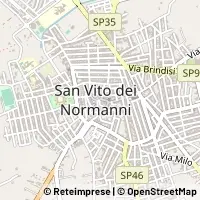 Kaart San Vito dei Normanni
