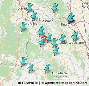 Mappa 53024 Torrenieri SI, Italia (16.8365)