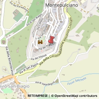 Mappa Via del Poliziano, 15, 53045 Montepulciano, Siena (Toscana)