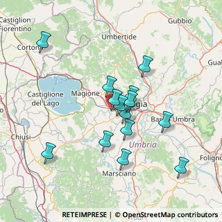 Mappa Via l. Benincasa, 06073 Corciano PG, Italia (13.39429)