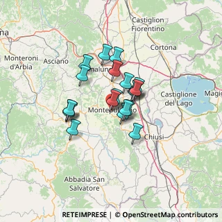 Mappa Via del Poliziano, 53045 Montepulciano SI, Italia (9.568)