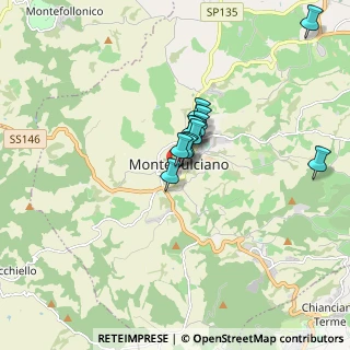 Mappa Via del Poliziano, 53045 Montepulciano SI, Italia (1.215)