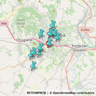 Mappa Via del Mercato, 06128 Perugia PG, Italia (2.54833)
