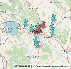 Mappa Via del Mercato, 06128 Perugia PG, Italia (7.26067)