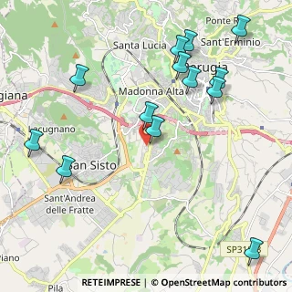 Mappa Via del Mercato, 06128 Perugia PG, Italia (2.56923)