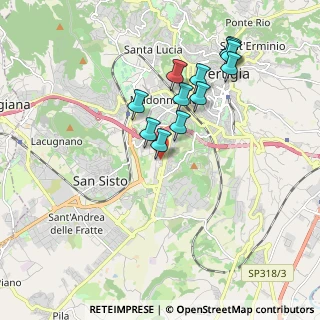 Mappa Via del Mercato, 06128 Perugia PG, Italia (1.80833)
