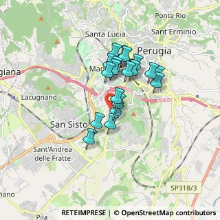 Mappa Via del Mercato, 06128 Perugia PG, Italia (1.358)