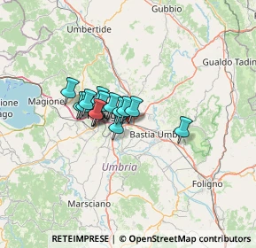 Mappa Via Gutemberg, 06089 Torgiano PG, Italia (8.364)