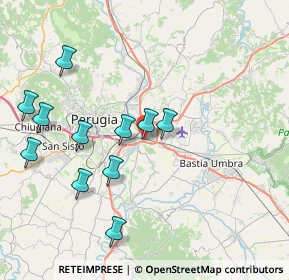 Mappa Via Gutemberg, 06089 Torgiano PG, Italia (8.49)