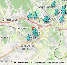 Mappa Via della Beata Colomba, 06100 Perugia PG, Italia (2.28917)
