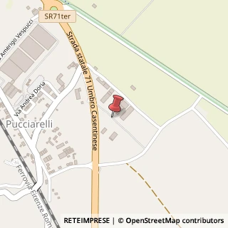 Mappa Via Zona Industriale Pucciarelli, 10, 06061 Castiglione del Lago, Perugia (Umbria)