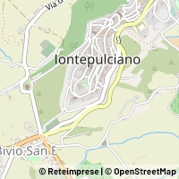 Mapa Montepulciano
