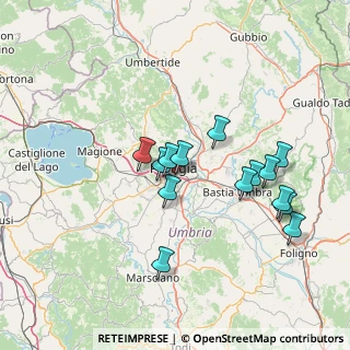 Mappa Via Romana, 06135 Perugia PG, Italia (13.89214)