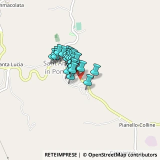 Mappa Via Crocifisso, 62020 Sant'Angelo in Pontano MC, Italia (0.2544)