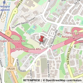 Mappa Via Beata Angela da Foligno, 65, 06128 Perugia, Perugia (Umbria)