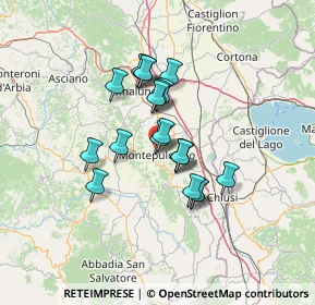 Mappa Via Portella della Ginestra, 53045 Montepulciano SI, Italia (10.314)