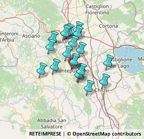 Mappa Via Portella della Ginestra, 53045 Montepulciano SI, Italia (10.0735)