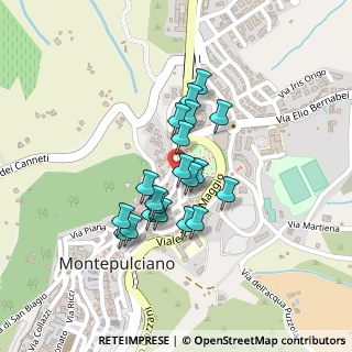Mappa Via Portella della Ginestra, 53045 Montepulciano SI, Italia (0.17)