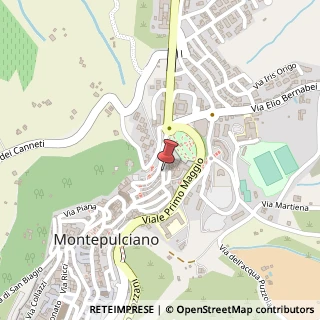 Mappa Via di Gracciano nel Corso, 99, 53045 Montepulciano, Siena (Toscana)