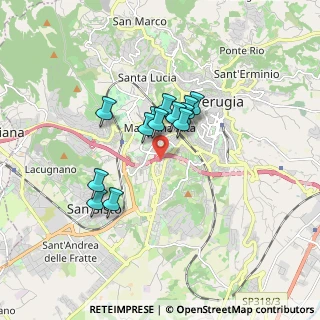 Mappa Strada Vicinale Bellocchio, 06128 Perugia PG, Italia (1.27)