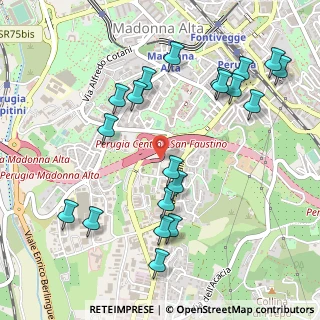 Mappa Strada Vicinale Bellocchio, 06128 Perugia PG, Italia (0.595)