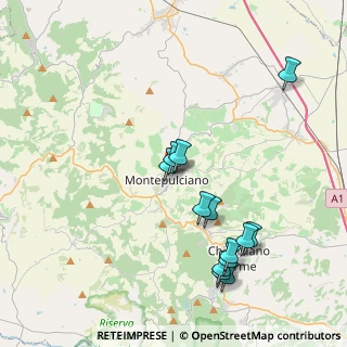 Mappa Via delle Lettere, 53045 Montepulciano SI, Italia (4.33538)