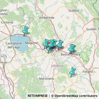 Mappa Via Eleonora, 06128 Perugia PG, Italia (9.05818)