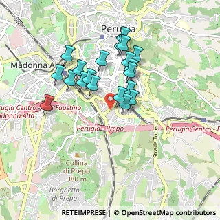 Mappa Via Palermo, 06124 Perugia PG, Italia (0.801)