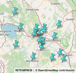 Mappa Via Romana, 06126 Perugia PG, Italia (14.44765)