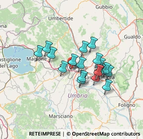 Mappa Via Romana, 06126 Perugia PG, Italia (10.85444)