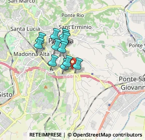 Mappa Via Romana, 06126 Perugia PG, Italia (1.28917)