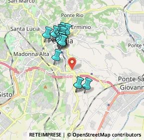 Mappa Via Romana, 06126 Perugia PG, Italia (1.588)