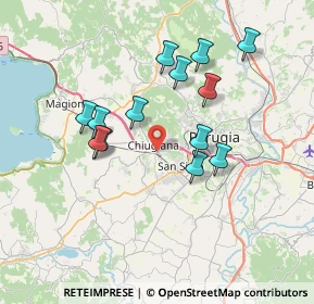 Mappa Via Corcianese, 06128 Perugia PG, Italia (6.85923)