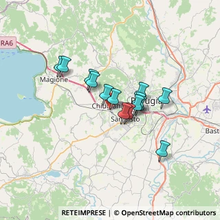 Mappa Via Corcianese, 06128 Perugia PG, Italia (5.265)