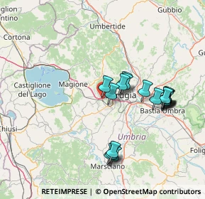 Mappa Via Corcianese, 06128 Perugia PG, Italia (14.80722)