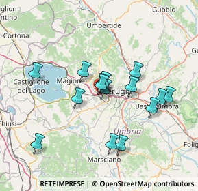 Mappa Centro direzionale Quattrotorri, 06073 Corciano PG, Italia (12.842)