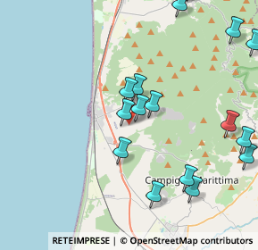 Mappa Strada di S. Bartolo, 57027 San Vincenzo LI, Italia (5.645)