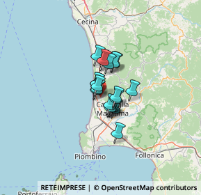 Mappa Strada di S. Bartolo, 57027 San Vincenzo LI, Italia (6.6915)