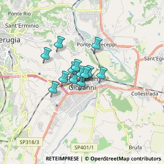Mappa Ingresso piano superiore Apogeo, 06135 Perugia PG, Italia (0.99769)