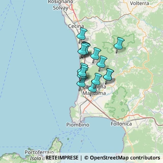 Mappa Via Falcone e Borsellino, 57027 San Vincenzo LI, Italia (8.56813)
