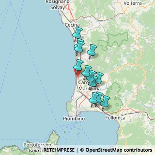 Mappa Via Falcone e Borsellino, 57027 San Vincenzo LI, Italia (10.53417)