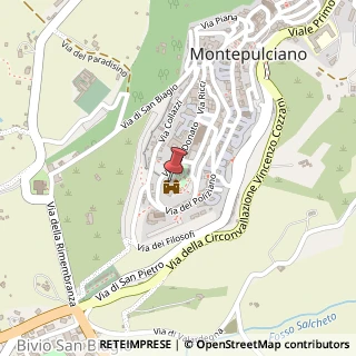 Mappa Via di San Donato, 21, 53045 Montepulciano, Siena (Toscana)