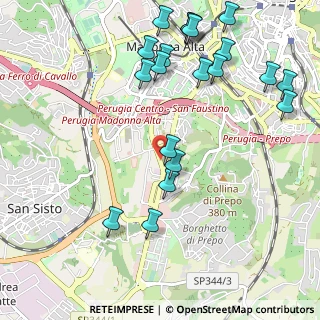 Mappa Via Piccolpasso, 06128 Perugia PG, Italia (1.296)