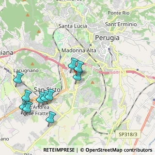 Mappa Via Piccolpasso, 06128 Perugia PG, Italia (2.43545)