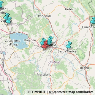 Mappa Via Piccolpasso, 06128 Perugia PG, Italia (27.85917)