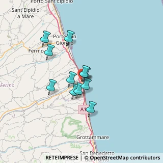 Mappa Via Nazario Sauro, 63016 Pedaso FM, Italia (5.39636)