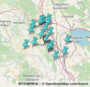 Mappa Via Mario Mancattelli, 53045 Montepulciano SI, Italia (10.05)