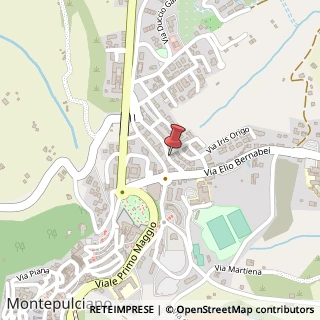 Mappa Via Mario Mencattelli, 7, 53045 Montepulciano, Siena (Toscana)
