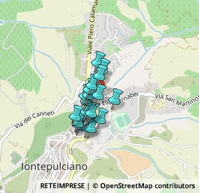 Mappa Via Mario Mencattelli, 53045 Montepulciano SI, Italia (0.2775)